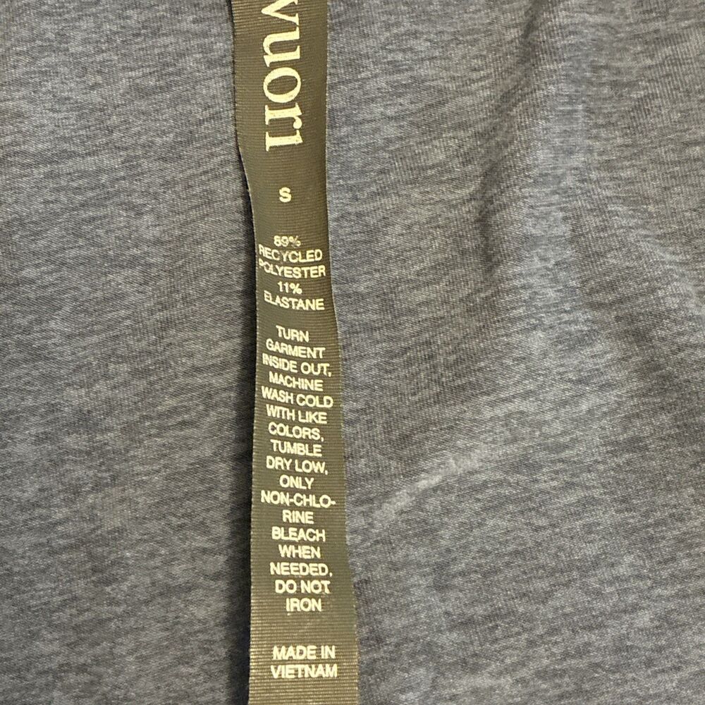 VUORI Women’s Halo 2.0 Performance Hoodie Slate Blue Full Zip Jacket Pockets - Picture 9 of 14